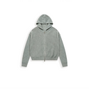 Hooded Waffle Knit Cardigan（Z3499）
