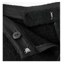 Elegant Drapey Black Midi Skirt（Z3639）