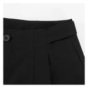 Pleated Mid-High Waist Wide Leg Pants（Z3608）