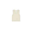 U-neck knitted vest