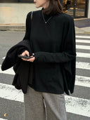 Mock Neck Brushed Top（Z3777）