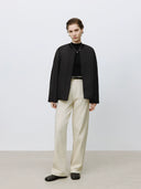 Matching Scarf Quilted Coat（Z122）