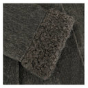 Sherpa Collar Cinched Waist Wool Coat（Z3619）