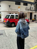 Detachable Hood Denim Jacket（Z3708）