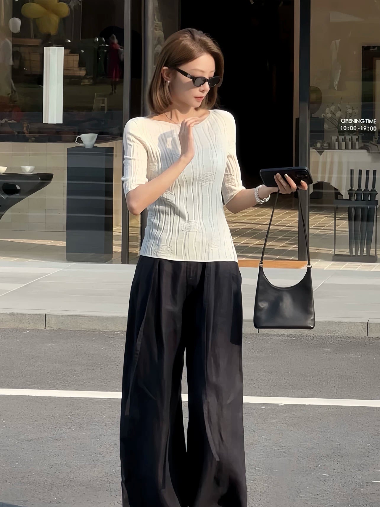 Seamless Asymmetric Camellia Knit Top(Z3028) – LBZ Studio