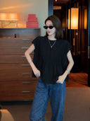 Pleated Breathable Versatile Top（Z3348）