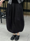 Exquisite Tailored Bubble with Curved Skirt