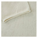เสื้อคอวีคอกรอบแขนสั้นถักขอบม้วน (Z3121)