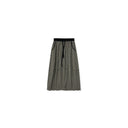 Plaid Versatile Elastic Waist Bubble Skirt