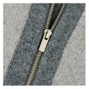 เสื้อโค้ทขนสัตว์มีฮู้ดลายคัลเลอร์บล็อก (Z3559)