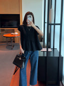 Pleated Breathable Versatile Top（Z3348）