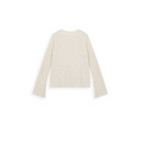 Checked Boat Neck Knit Top（Z3611）