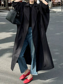 Lapel Longline Runway Trench Coat（Z3492）
