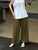 กางเกงลำลองเอวยางยืดแบบมีเชือกผูก (Z3324)