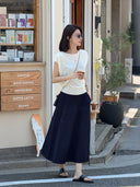 เสื้อถักทรงสลิมลายริ้ว (Z3084)