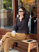 Textured French Minimalist Cardigan（Z3373）