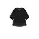 เสื้อทรงหลวมดีไซน์คลาสสิก แต่งชายเสื้อผ่าข้าง (Z3074)