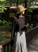 Versatile Round-Neck Top（Z049）