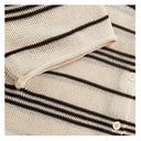 Áo Cardigan Dệt Kim Cài Nút Một Hàng Viền Tương Phản (Z3129)