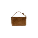 Suede Handheld Cylinder Bag