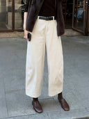 Corduroy Cropped Casual Pants（Z3592）