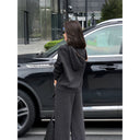 Hooded Color Block Knit Sweater（Z3604）