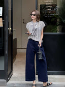 Casual Cropped Denim Jeans（Z3202）