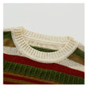 Contrast Breathable Knit Vest（Z3194）