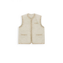 Tweed Layering Vest Jacket（Z3715）