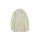 Silk White Oversized Blazer