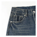 Faded Distressed Wide Leg Jeans（Z3555）