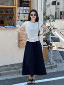 เสื้อถักทรงสลิมลายริ้ว (Z3084)