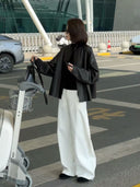 Casual Loose Wide-Leg Scimitar Pants