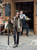 Drawstring Cinched Waist Casual Trench Coat（Z3454）