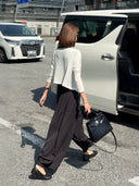 Soft Drape Elastic Waist Casual Pants（Z3174）