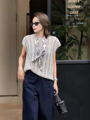 Structured Cable Knit Top（Z3191）