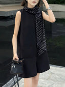 Jumpsuit dáng rộng với hai túi (Z1901)