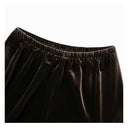 Velvet Elastic Waist Straight Pants（Z3752）