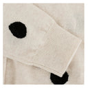 Color Block Polka Dot Knit Cardigan（Z3704）