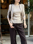 Multi-Way Relaxed Knit Top（Z3618）
