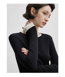 Colorblock Slim Long Sleeve Top（Z1576）