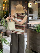 Contrast Breathable Knit Vest（Z3194）