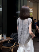 Reversible Flutter Sleeve Top（Z925）