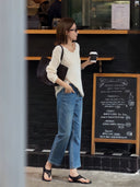 Comfort Slight-Stretch Ankle-Length Jeans（Z3059）