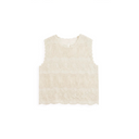 Áo Vest Crocheted Vintage Pháp Sang Trọng (Z3440)