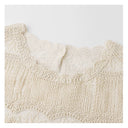 Áo Vest Crocheted Vintage Pháp Sang Trọng (Z3440)