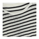 Striped color-block short sleeve