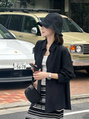 라펠 활용 셔츠 (Z3327)