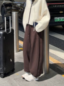 Elastic Waist Drawstring Cuffed Pants（Z3775）