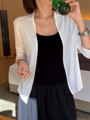 Soft Lightweight Cropped Knit Cardigan（Z3458）